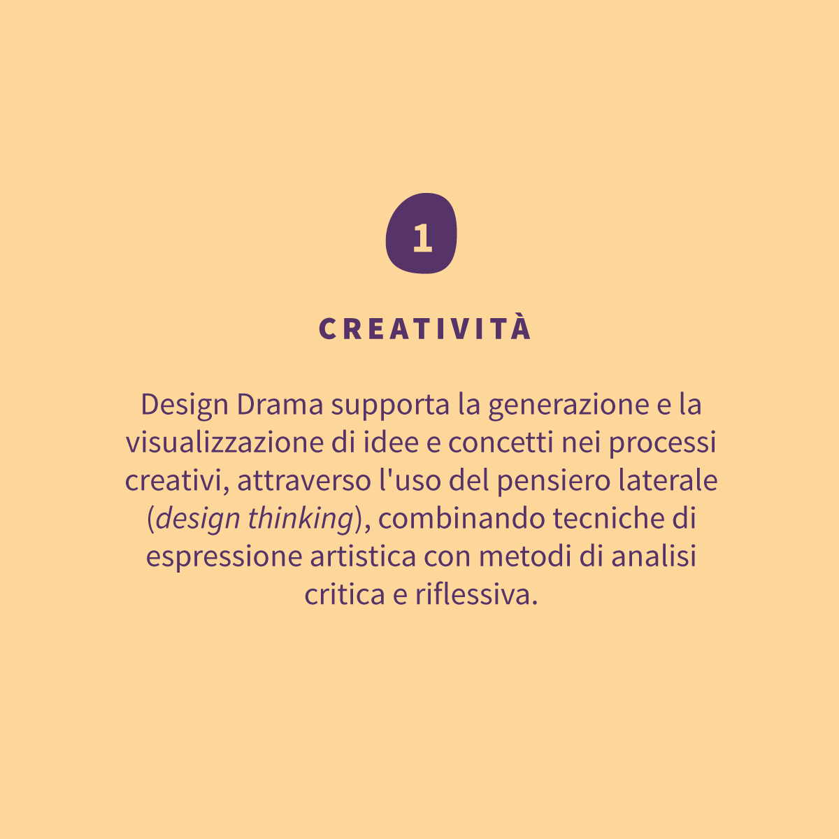 
<p>Design Drama apoya la generación y visualización de ideas y conceptos en los procesos creativos, mediante el uso del pensamiento lateral (design thinking), la combinación de técnicas de expresión artística con métodos de análisis crítico y reflexivo.</p>
